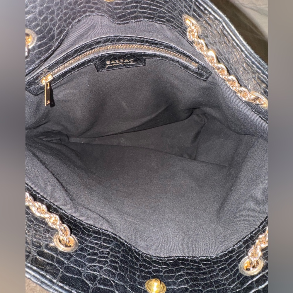 NWT Balzac Paris Clement bag in Black Croc - Picture 3 of 6